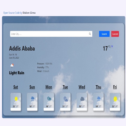 Weather Web app Project